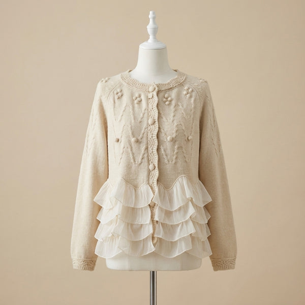 Natalie Ruffle Cardigan™